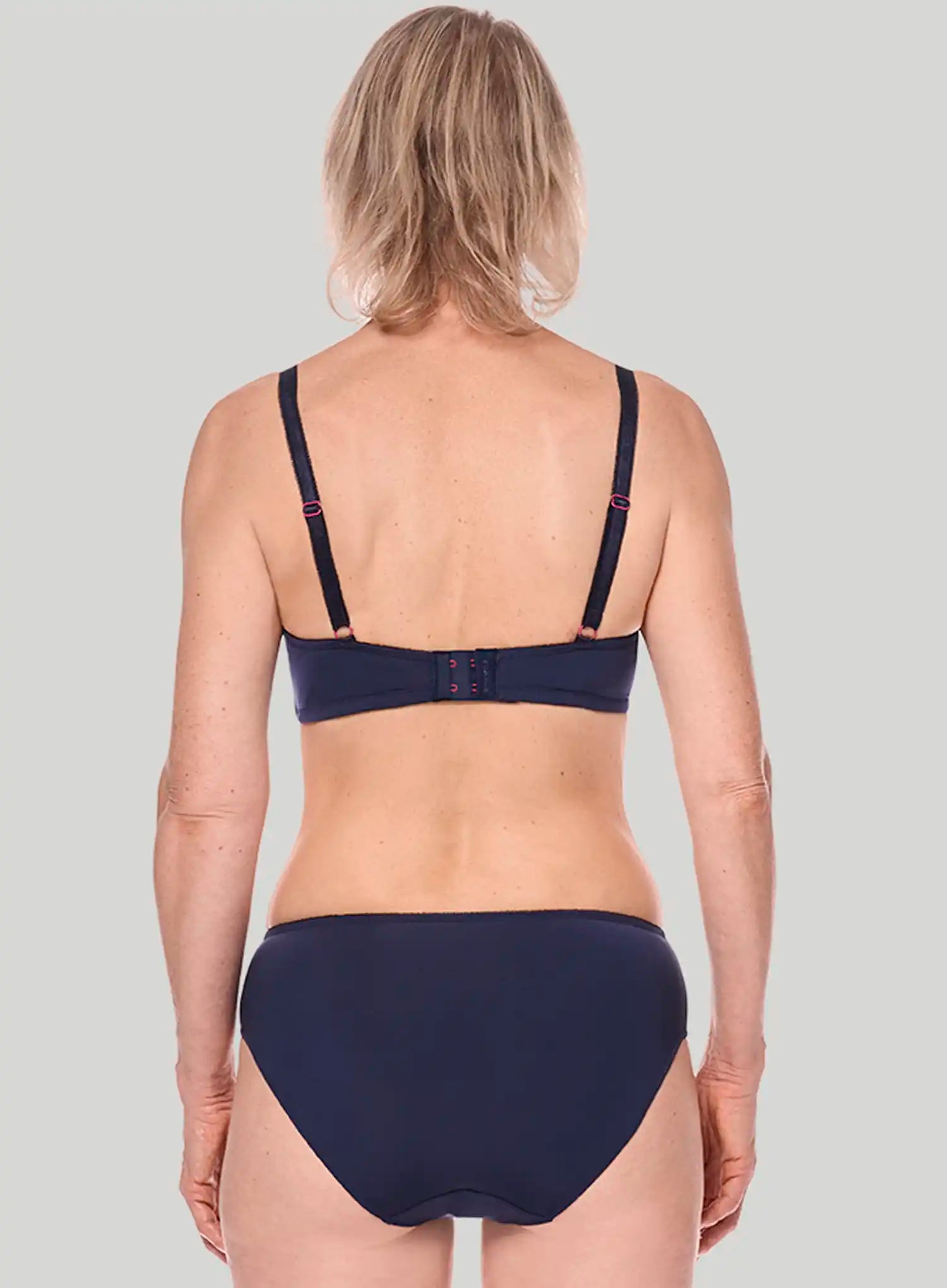 Amoena: Delila Soft Cup Mastectomy Bra Blue Magenta