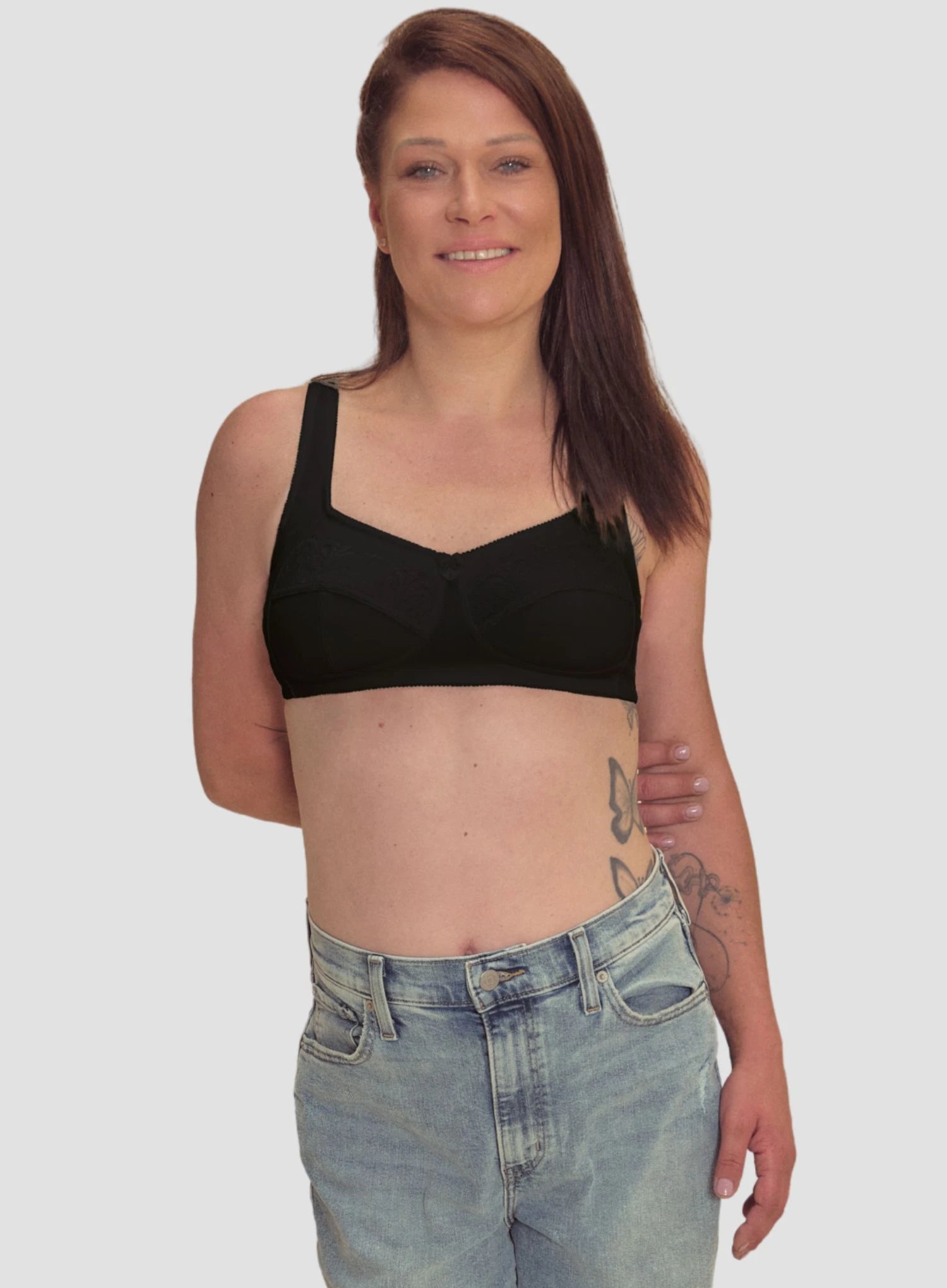 Amoena: Katja Cotton Non Wired Bra Black