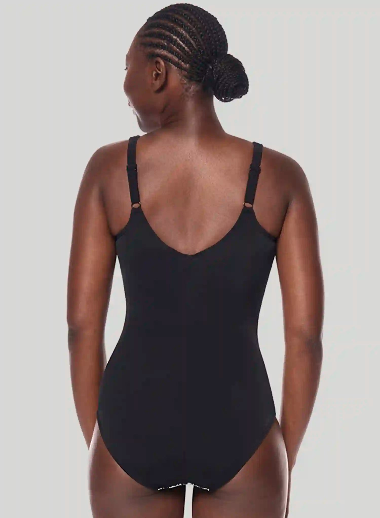 Amoena: Salta Mastectomy One Piece Black White