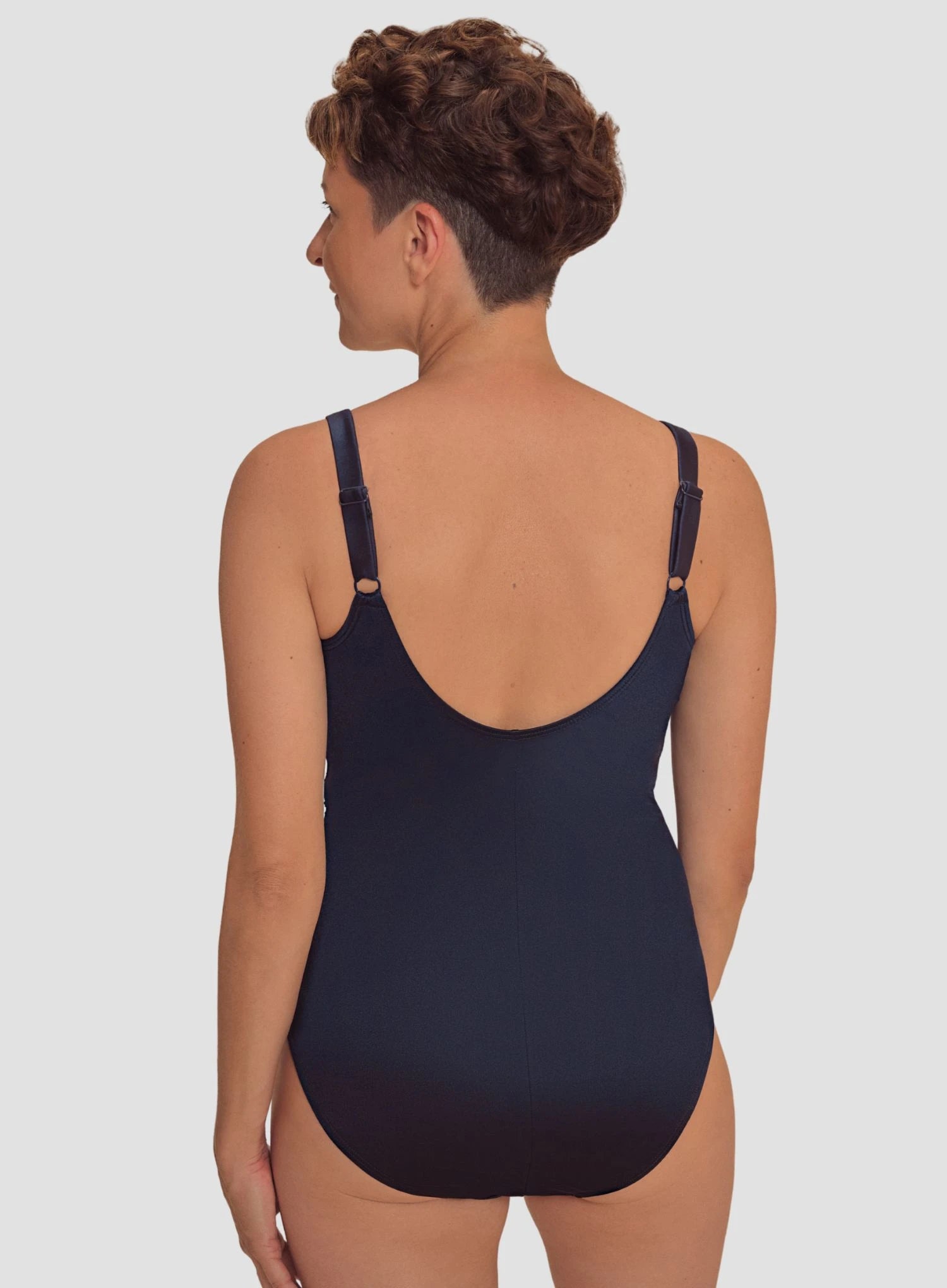 Amoena: Lazio Non Wired Mastectomy One Piece Dark Blue