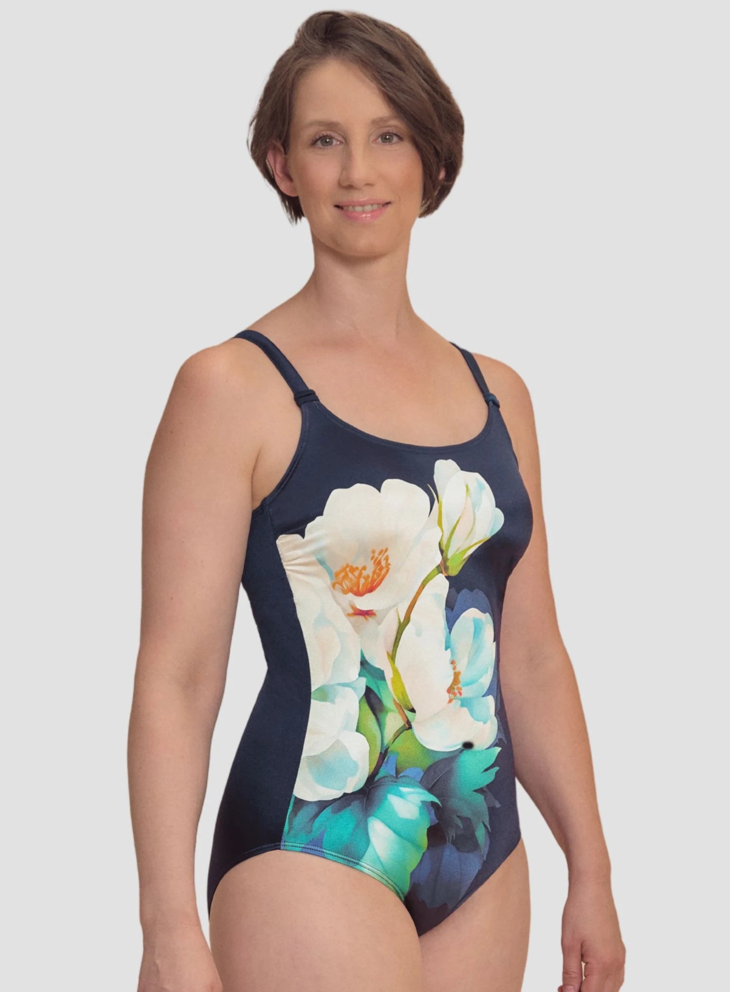 Amoena: Lazio Half Bodice Mastectomy One Piece Multi