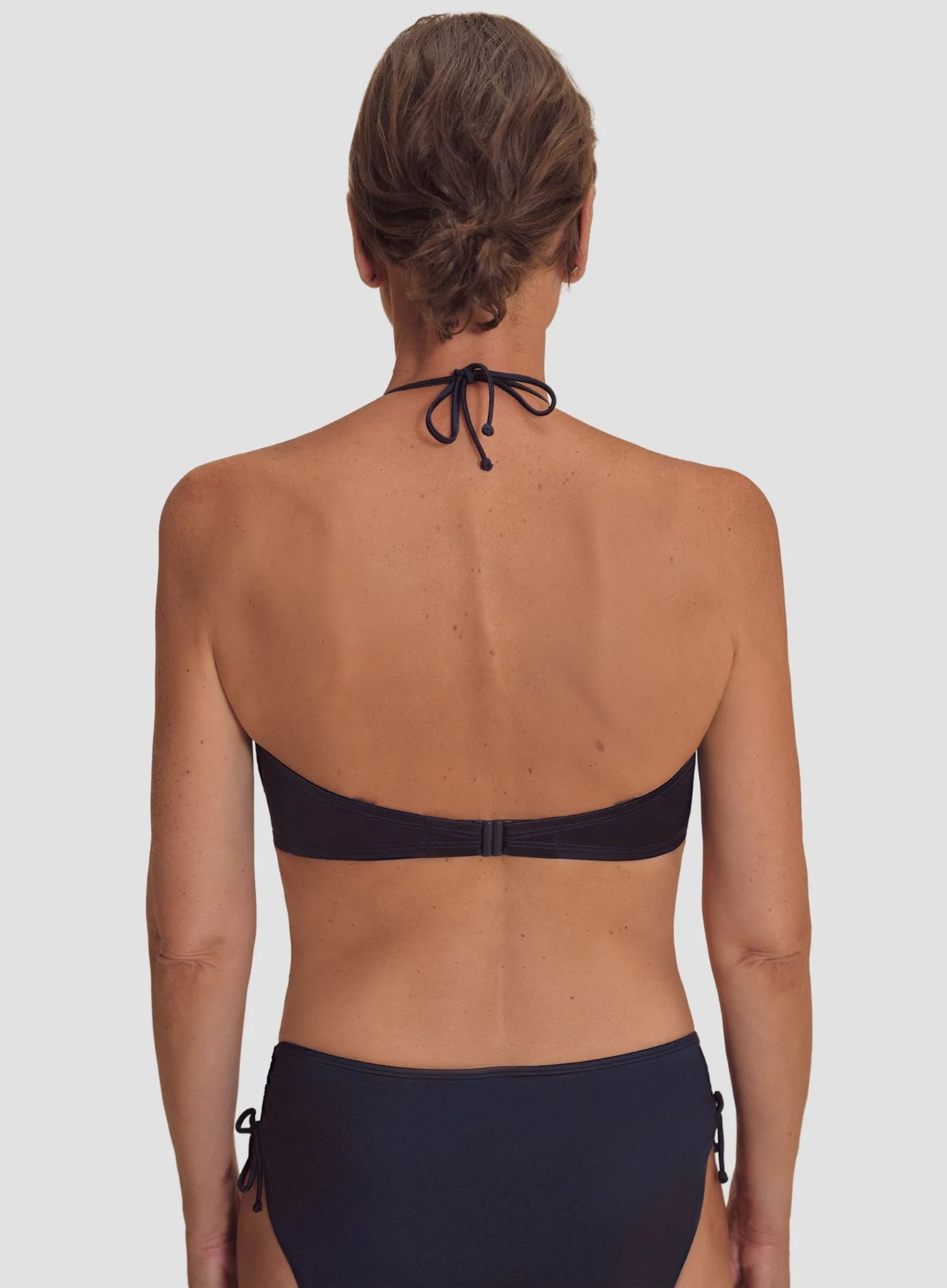 Amoena: Lazio Non Wired Mastectomy Bikini Top Dark Blue