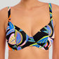 Freya Swimwear: Desert Disco Underwired Plunge Bikini Top Multi