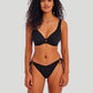 Freya Swimwear: Nomad Nights Underwired High Apex Bikini Top Black