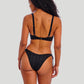 Freya Swimwear: Nomad Nights Underwired High Apex Bikini Top Black