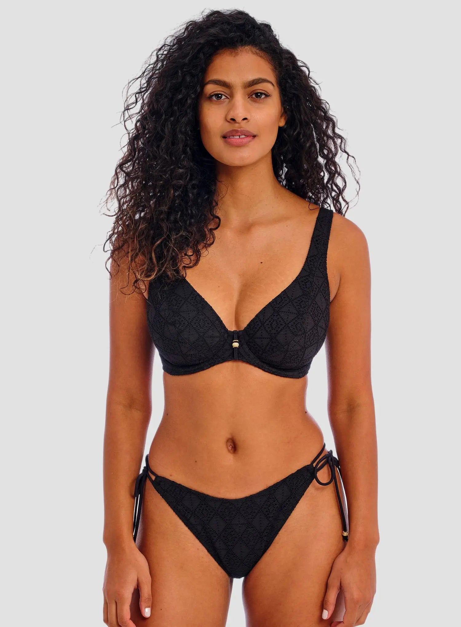 Freya Swimwear: Nomad Nights High Leg Bikini Brief Black