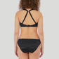Freya Swimwear: Jewel Cove Underwired High Apex Bikini Top With J Hook Black Diamond