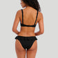 Freya Swimwear: Jewel Cove Underwired High Apex Bikini Top With J Hook Plain Black