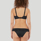 Freya Swimwear: Jewel Cove Underwired Sweetheart Padded Bikini Top Black Diamond