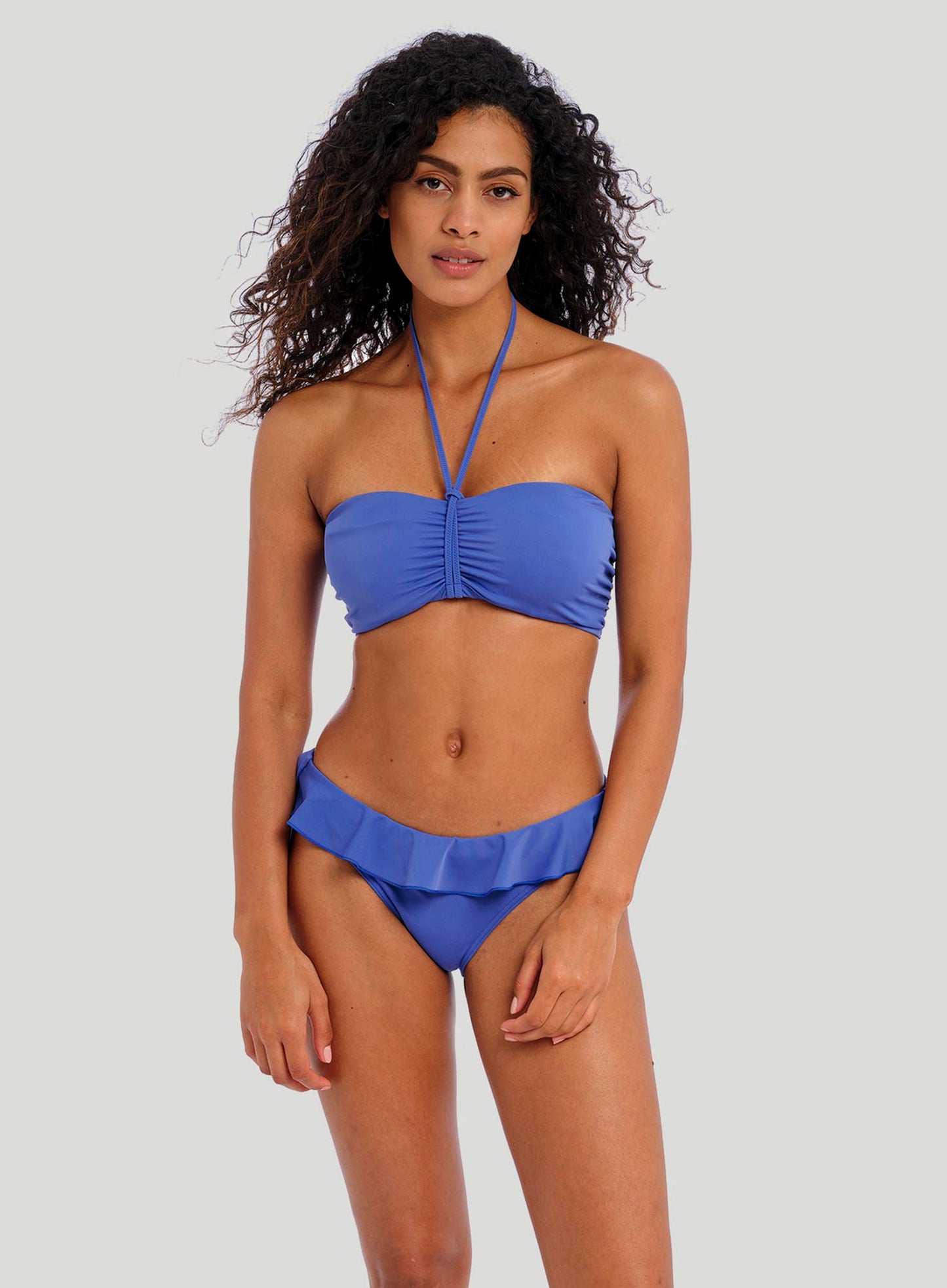 Freya Swimwear: Jewel Cove Italini Bikini Brief Plain Azure