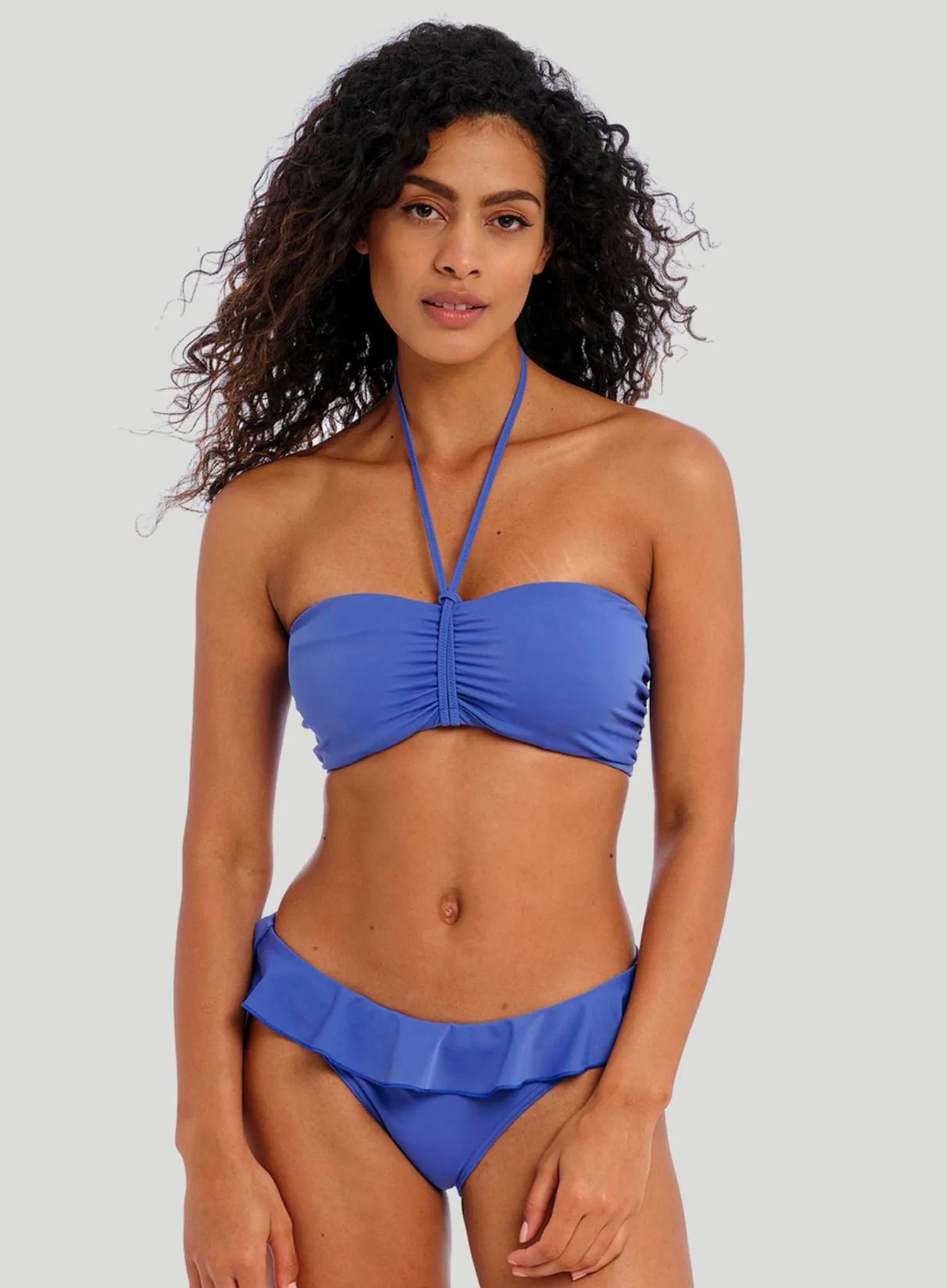 Freya Swimwear: Jewel Cove Italini Bikini Brief Plain Azure