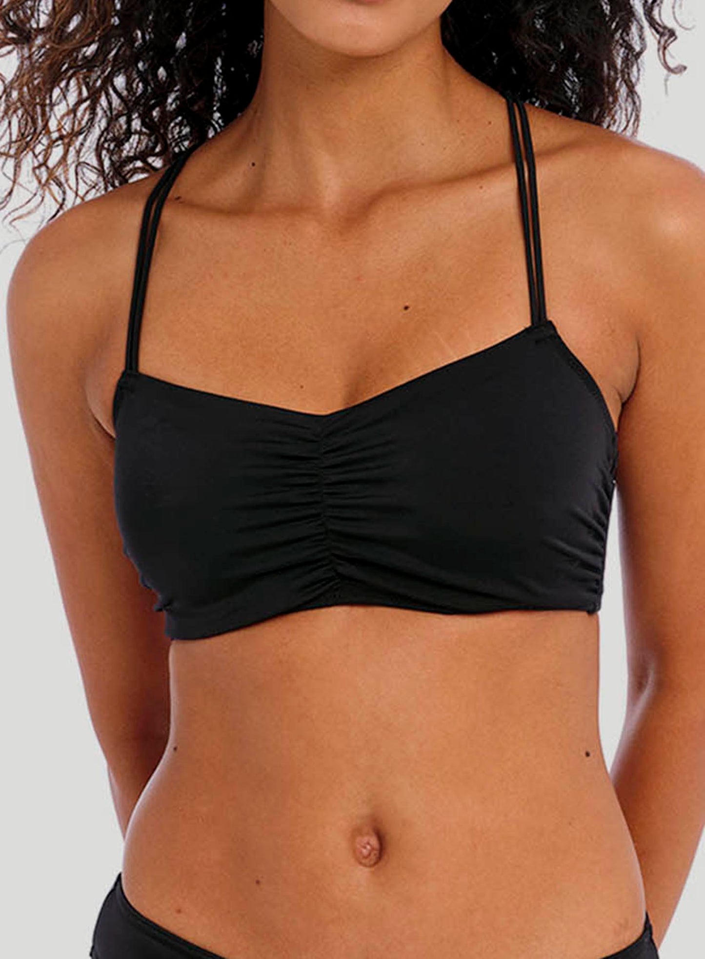 Freya Swimwear: Jewel Cove Bralette Bikini Top Plain Black
