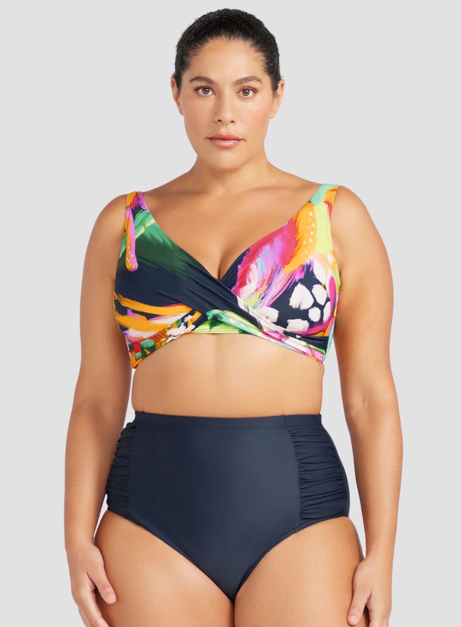 Artesands: Hues Botticelli High Waisted Swim Pant Navy