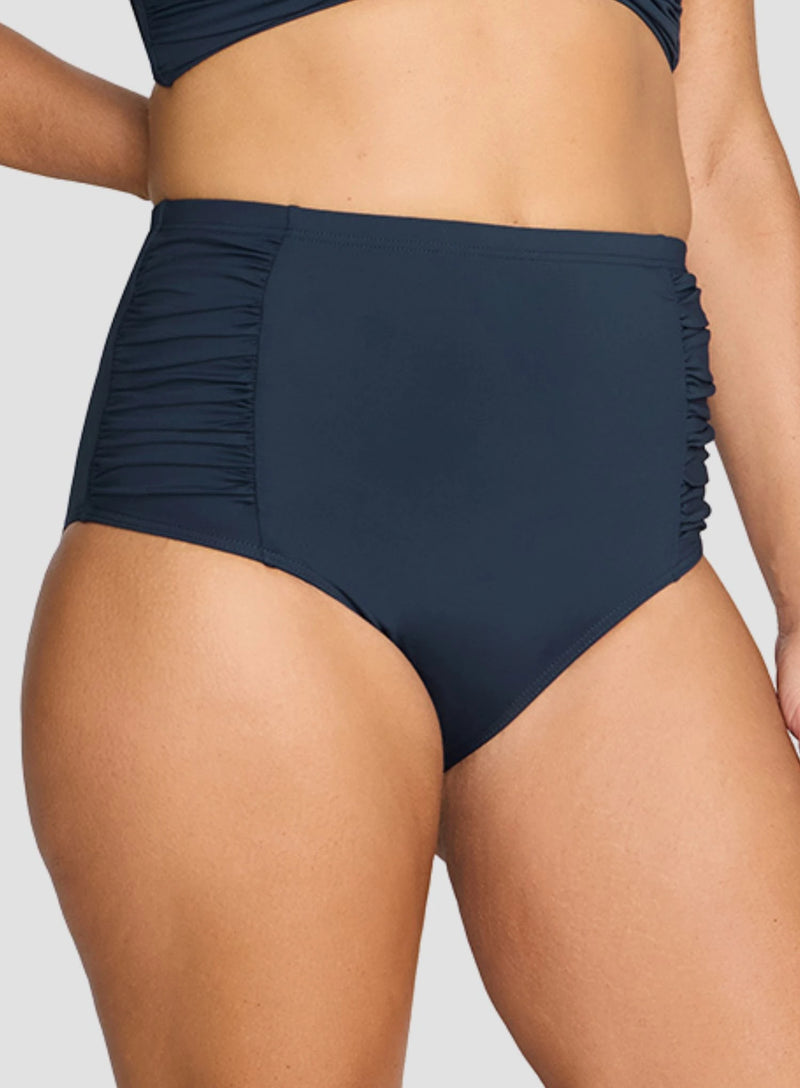 Artesands: Hues Botticelli High Waisted Swim Pant Navy