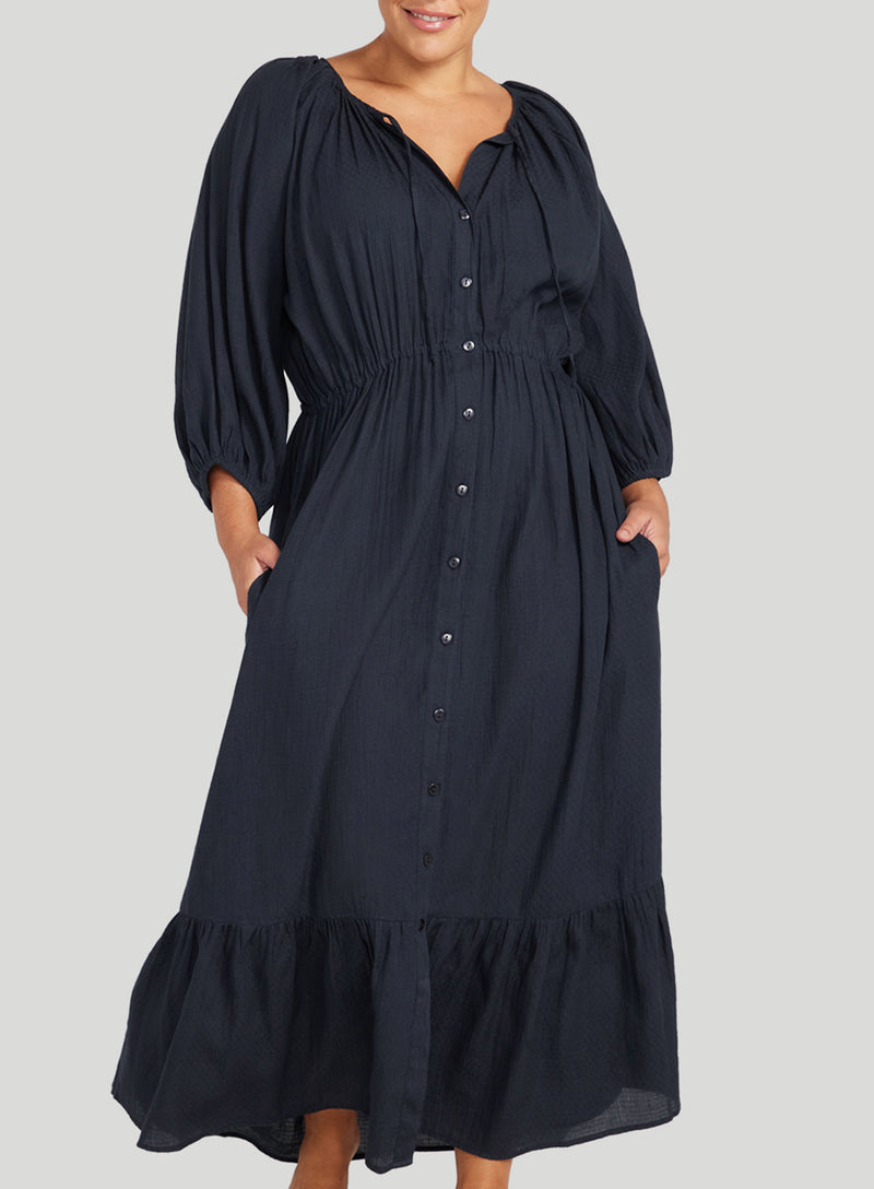 Artesands: Resort Wear Elgar Maxi Dress Navy