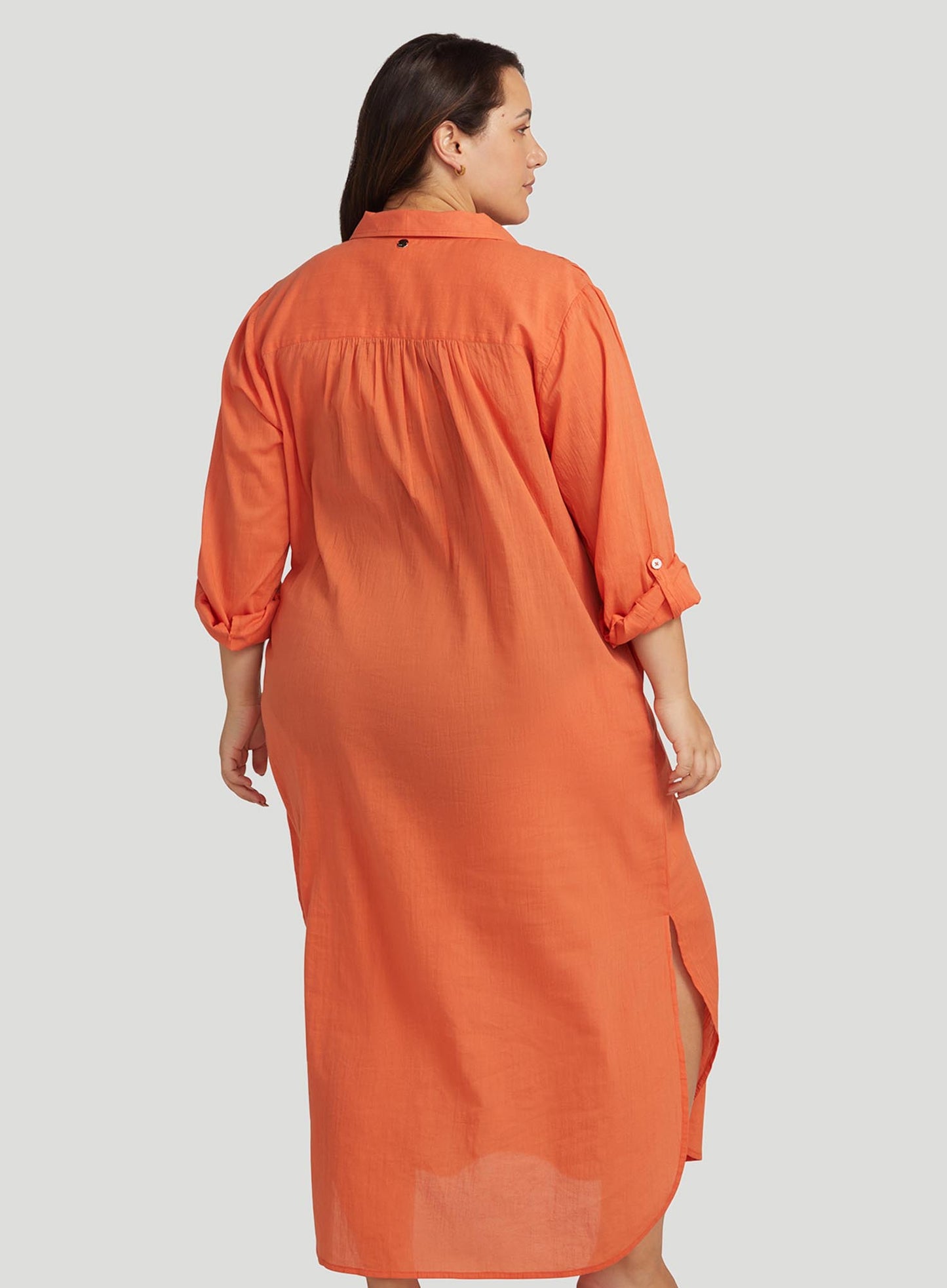 Artesands: Monteverdi Over Shirt Maxi Cover Up Orange
