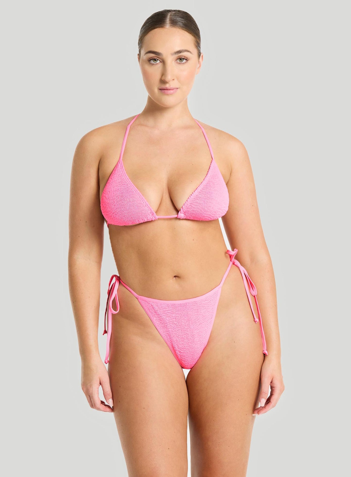 Bond Eye: Luana Triangle Bikini Top Hot Pink