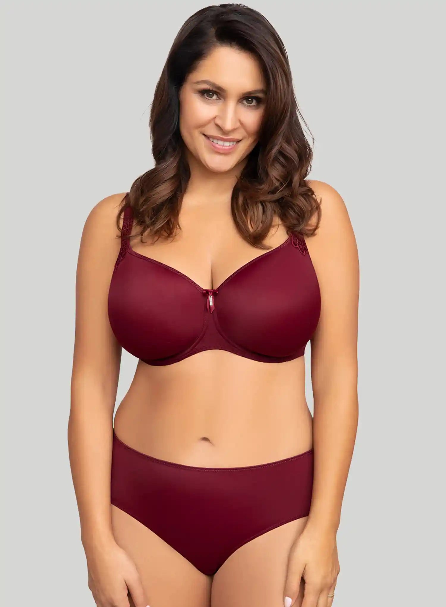 Corin: Virginia Spacer Bra Burgundy