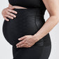 SRC: Compression Pregnancy Leggings Over The Bump Black