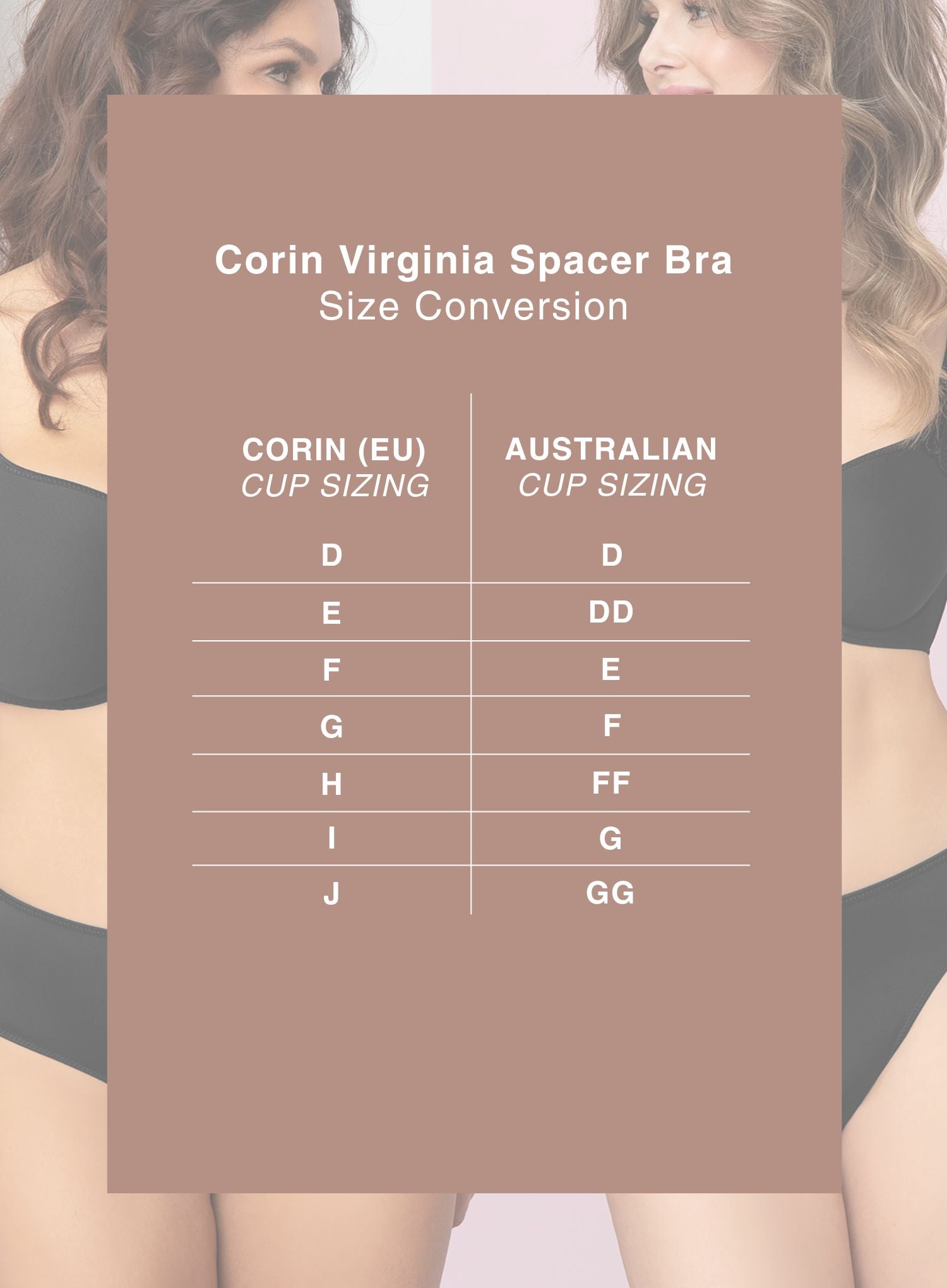 Corin: Virginia Spacer Bra Burgundy