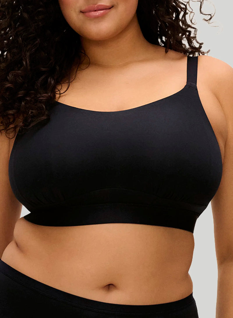 Elomi: Downtime Non Wired Bralette Black
