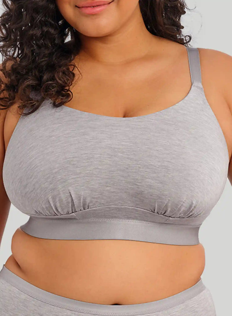 Elomi: Downtime Non Wired Bralette Grey Marl