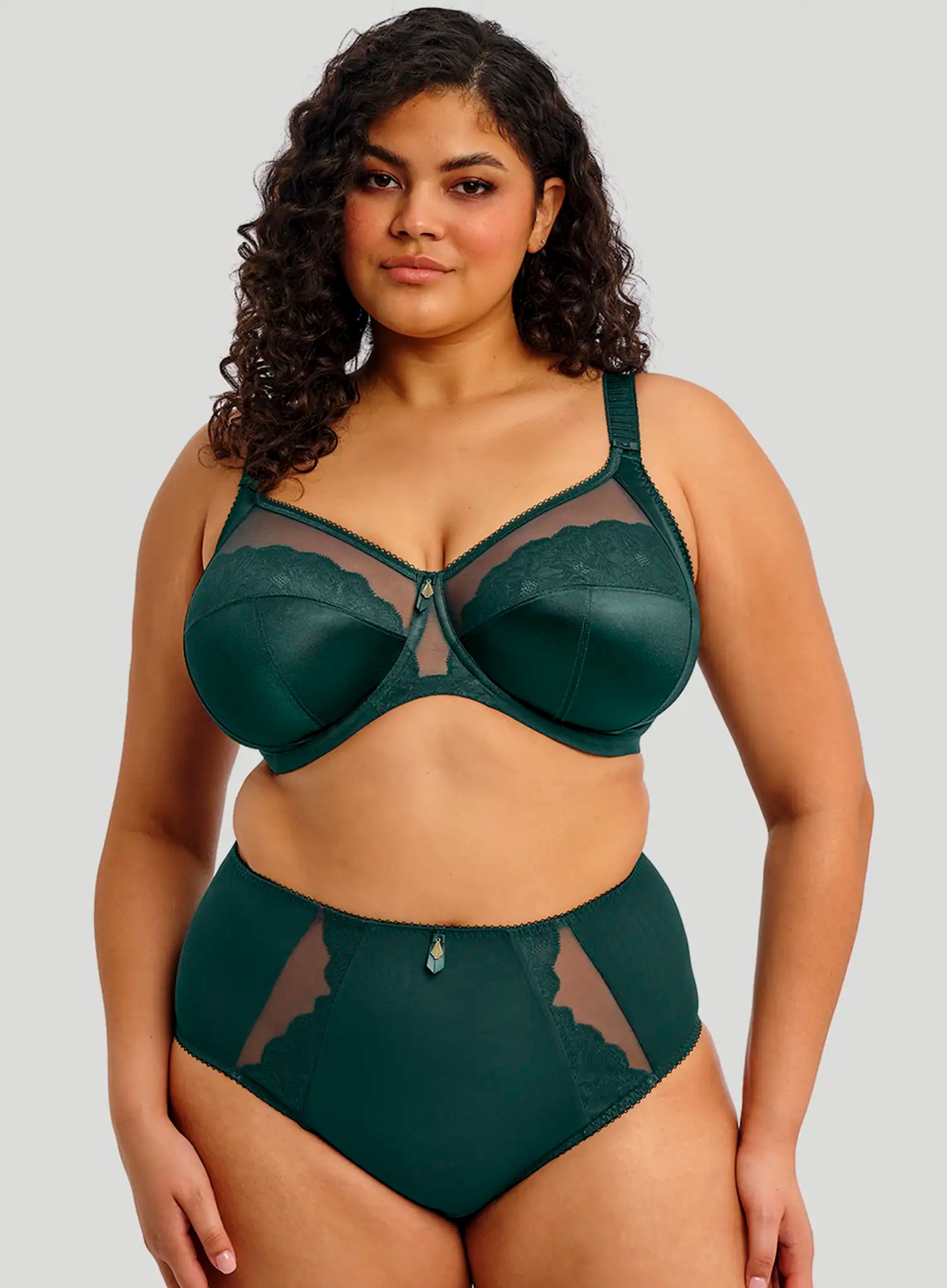 Elomi: Cate Allure Full Brief Deep Emerald