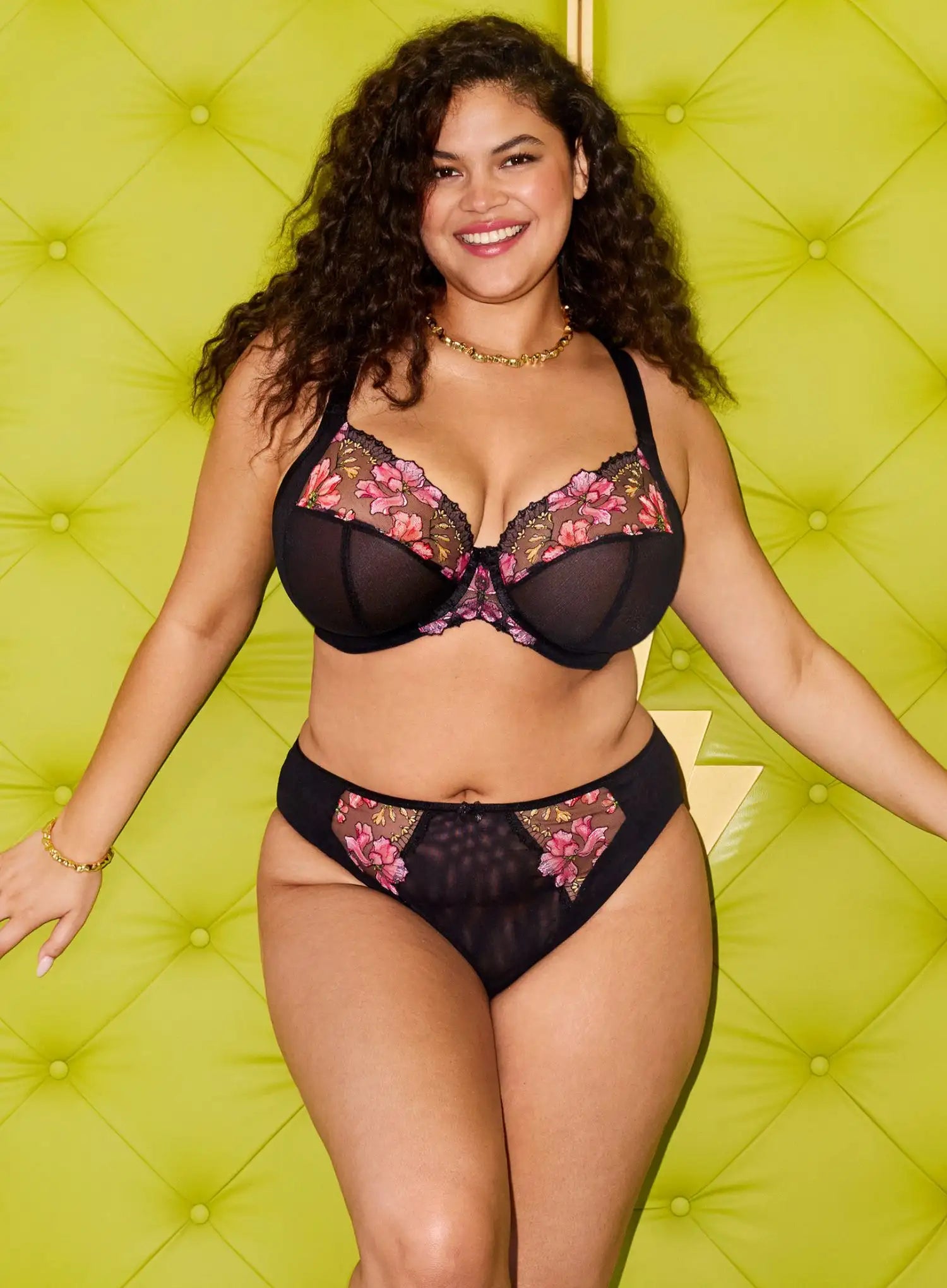 Elomi: Teagan Plunge Bra Rainbow