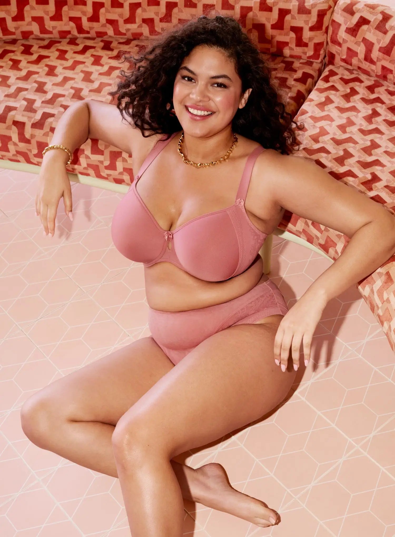 Elomi: Nerina Moulded Spacer Bra Dusty Rose