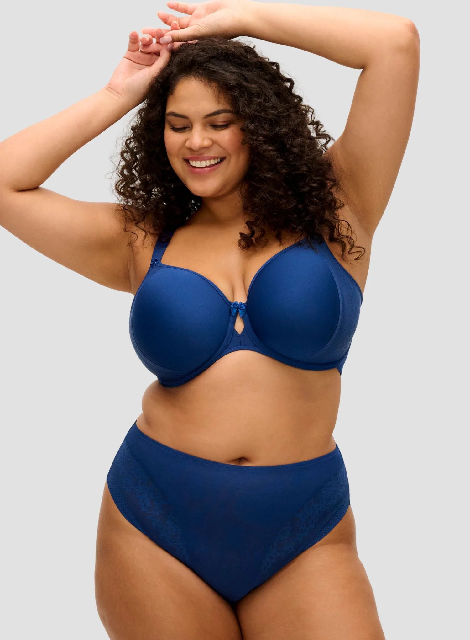Elomi: Nerina Bandless Spacer Moulded Bra French Navy
