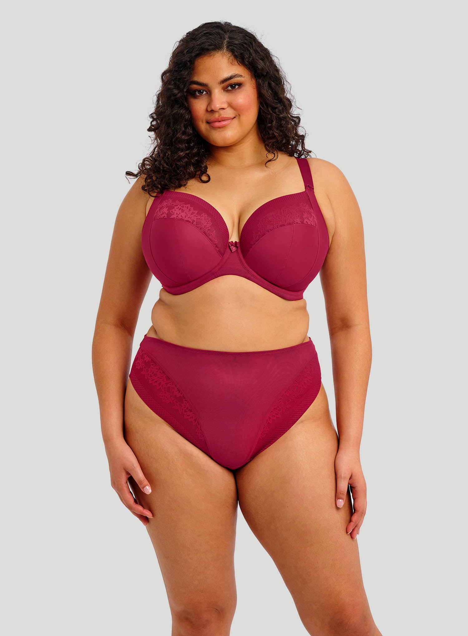 Elomi: Nerina Underwired Plunge Bra Rouge