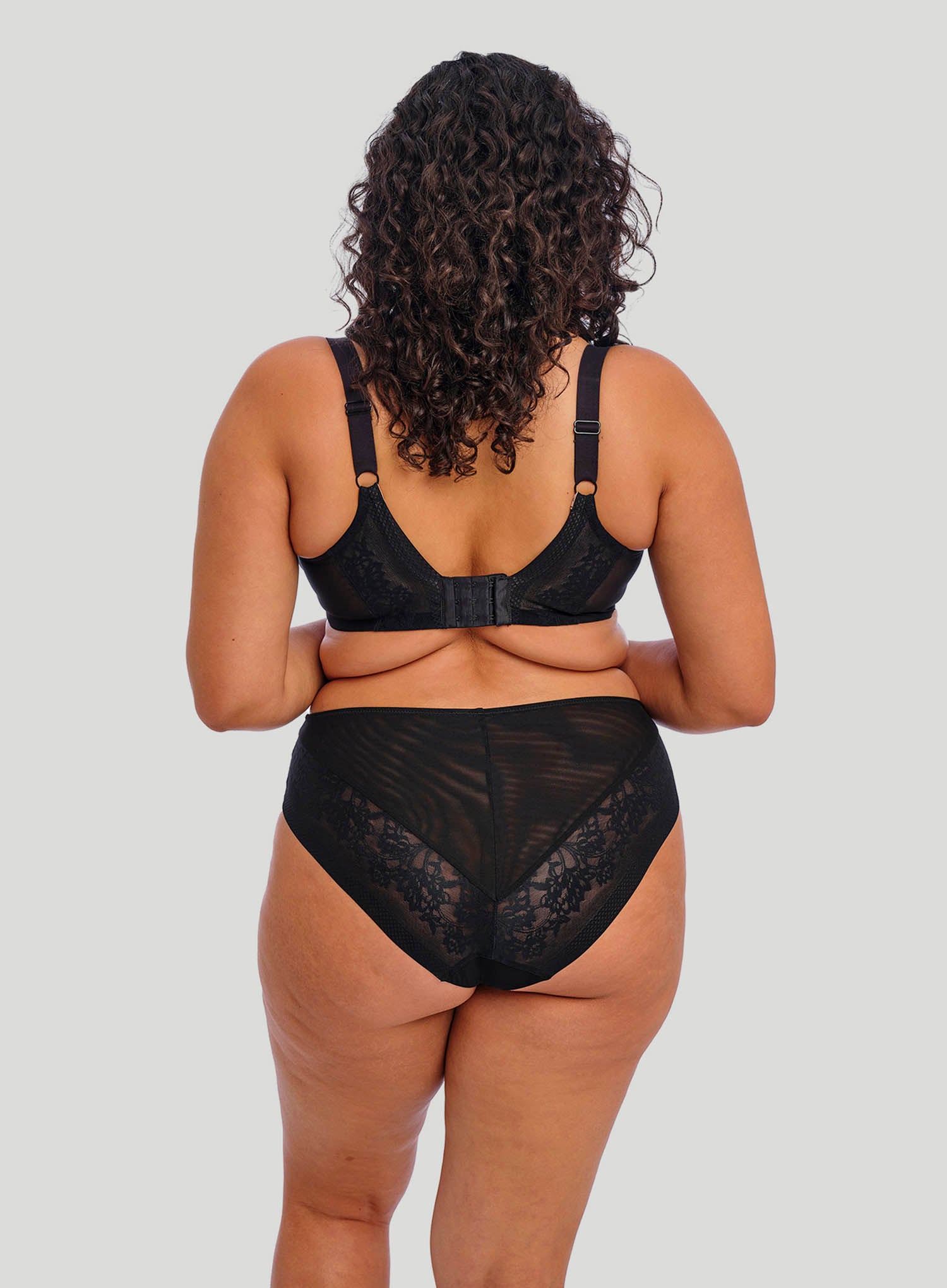 Elomi: Nerina High Leg Brief Black
