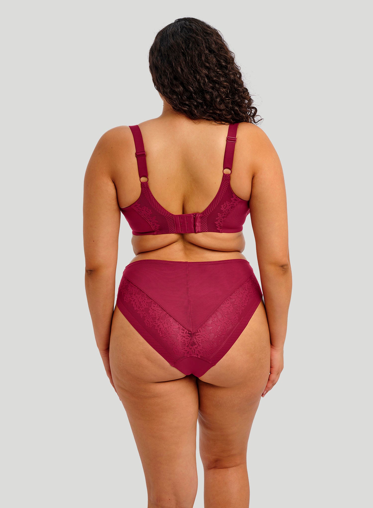 Elomi: Nerina High Leg Brief Rouge
