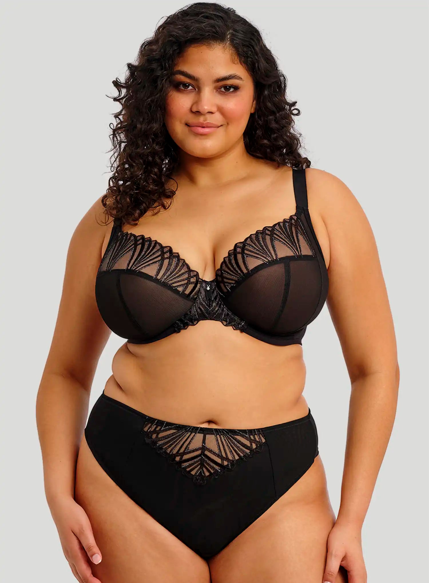Elomi: Reja Brazilian Brief Black
