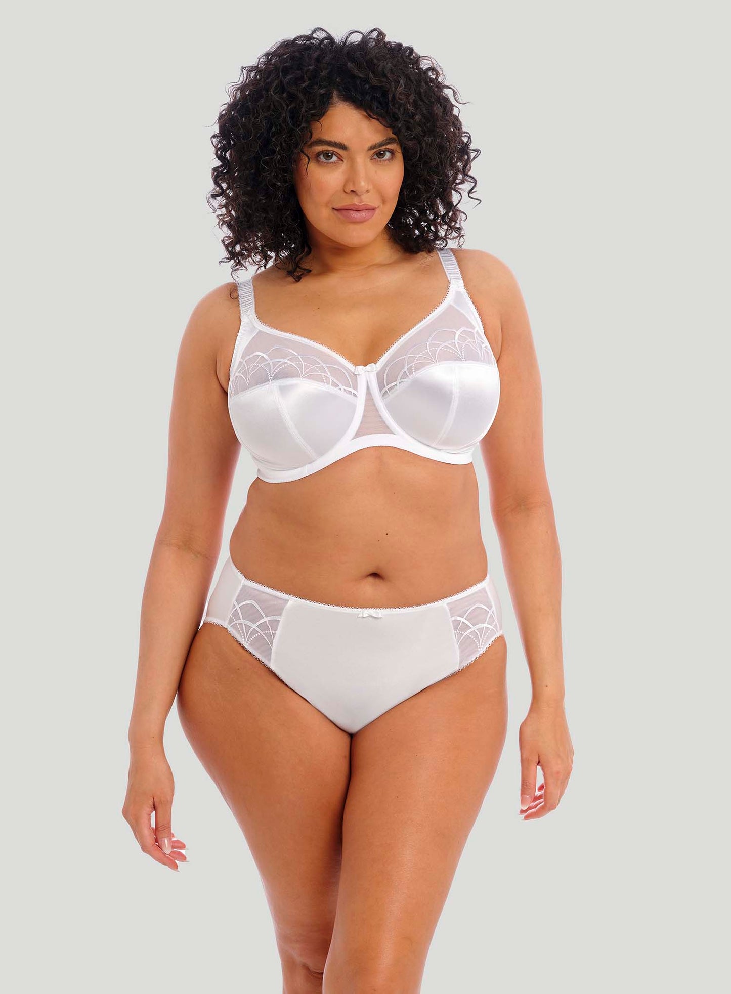 Elomi: Cate Underwired Full Cup Banded Bra White