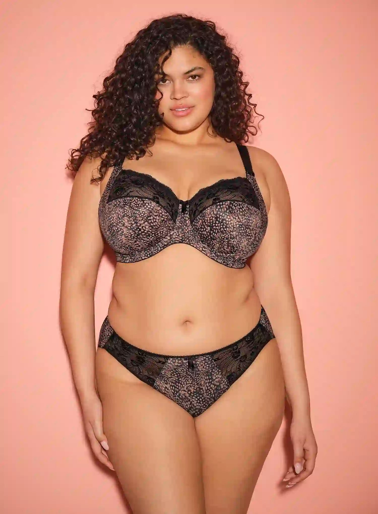 Elomi: Morgan Underwired Banded Bra Ebony