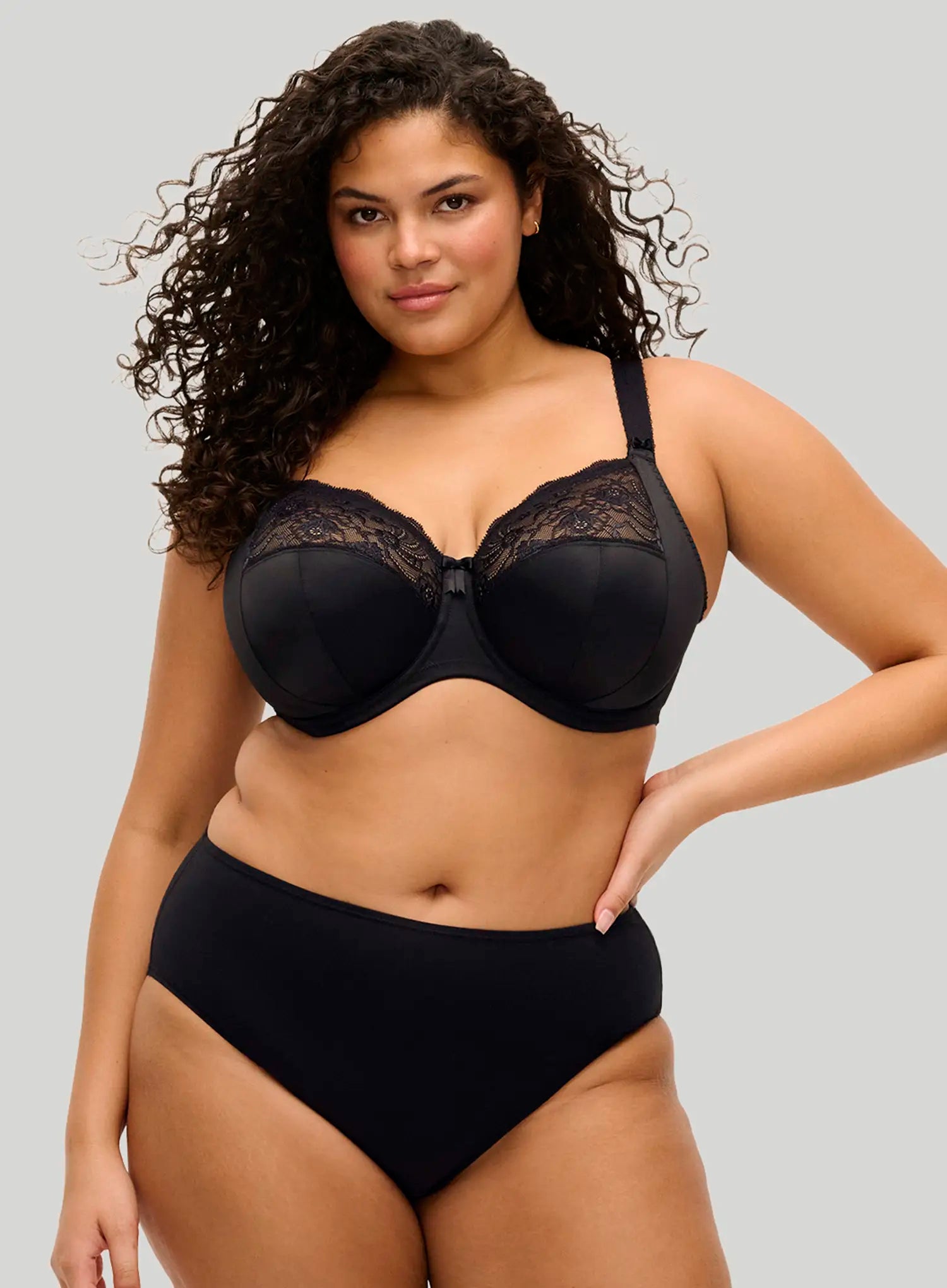 Elomi: Morgan Underwired Banded Bra Black