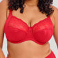 Elomi: Morgan Underwired Banded Bra Haute Red