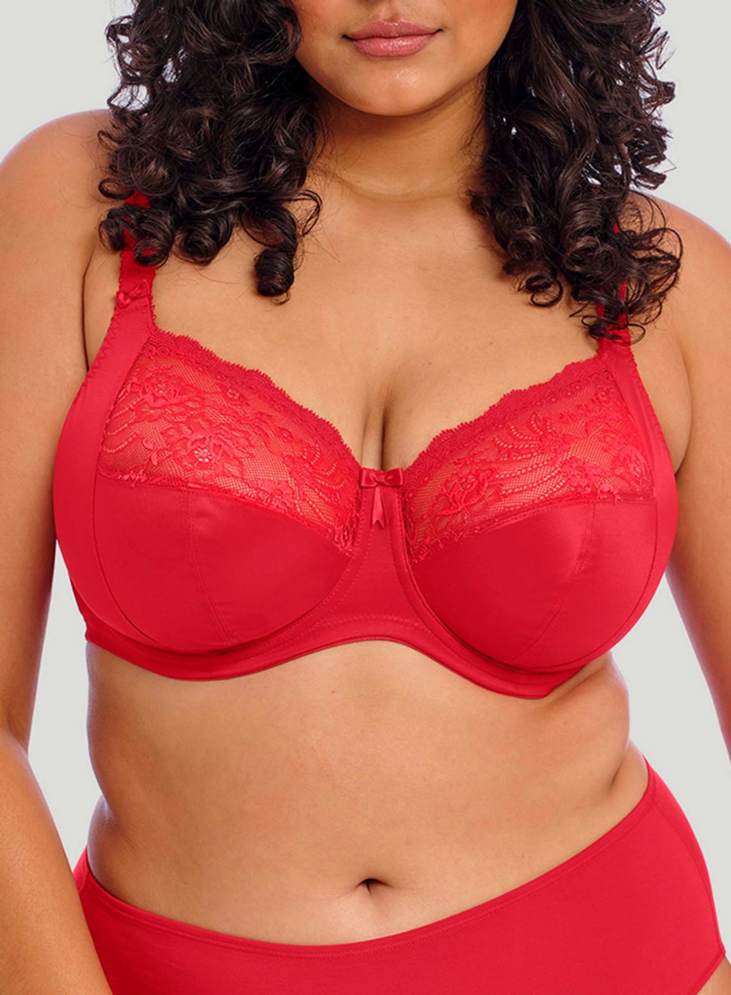 Elomi: Morgan Underwired Banded Bra Haute Red