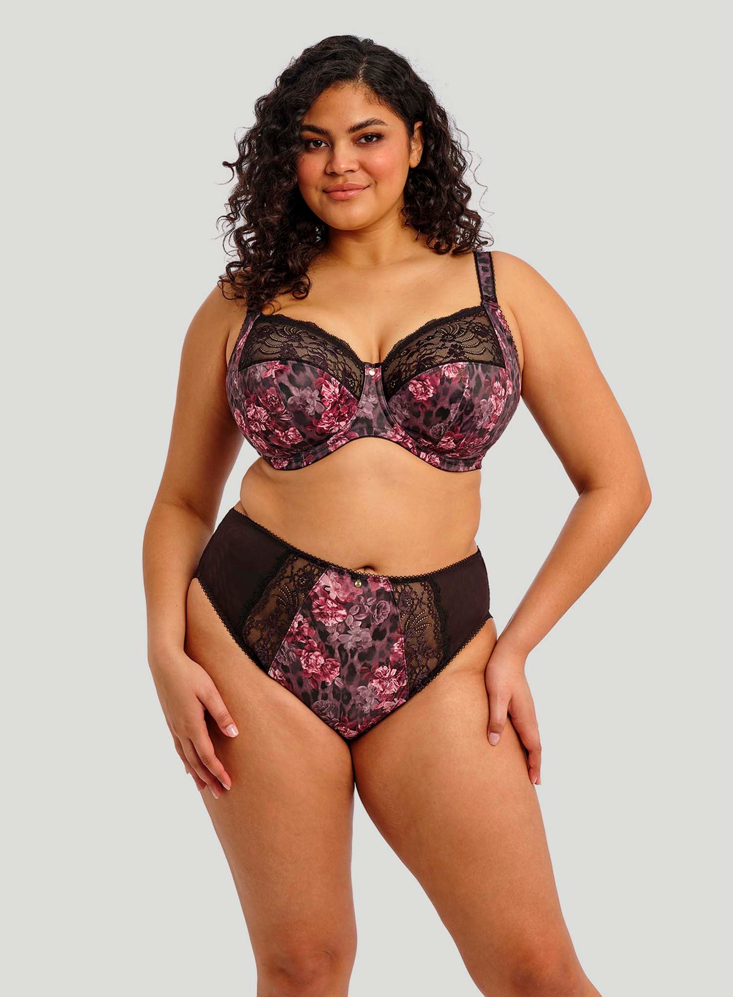 Elomi: Morgan High Leg Brief Dark Romance