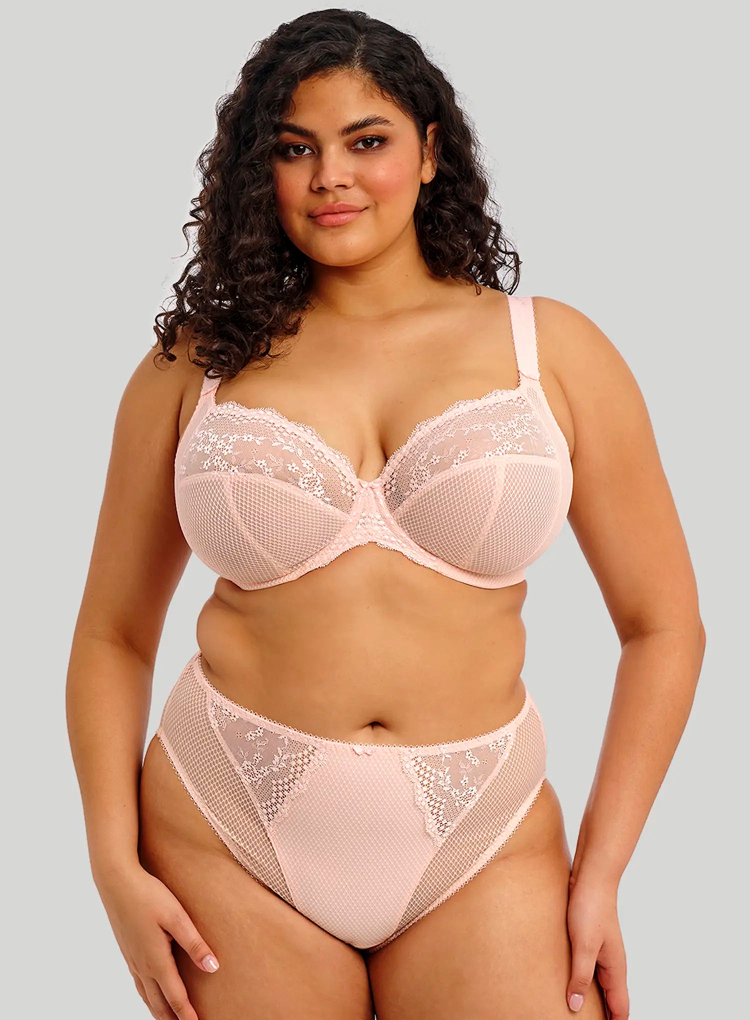 Elomi: Charley Stretch Plunge Bra Ballet Pink