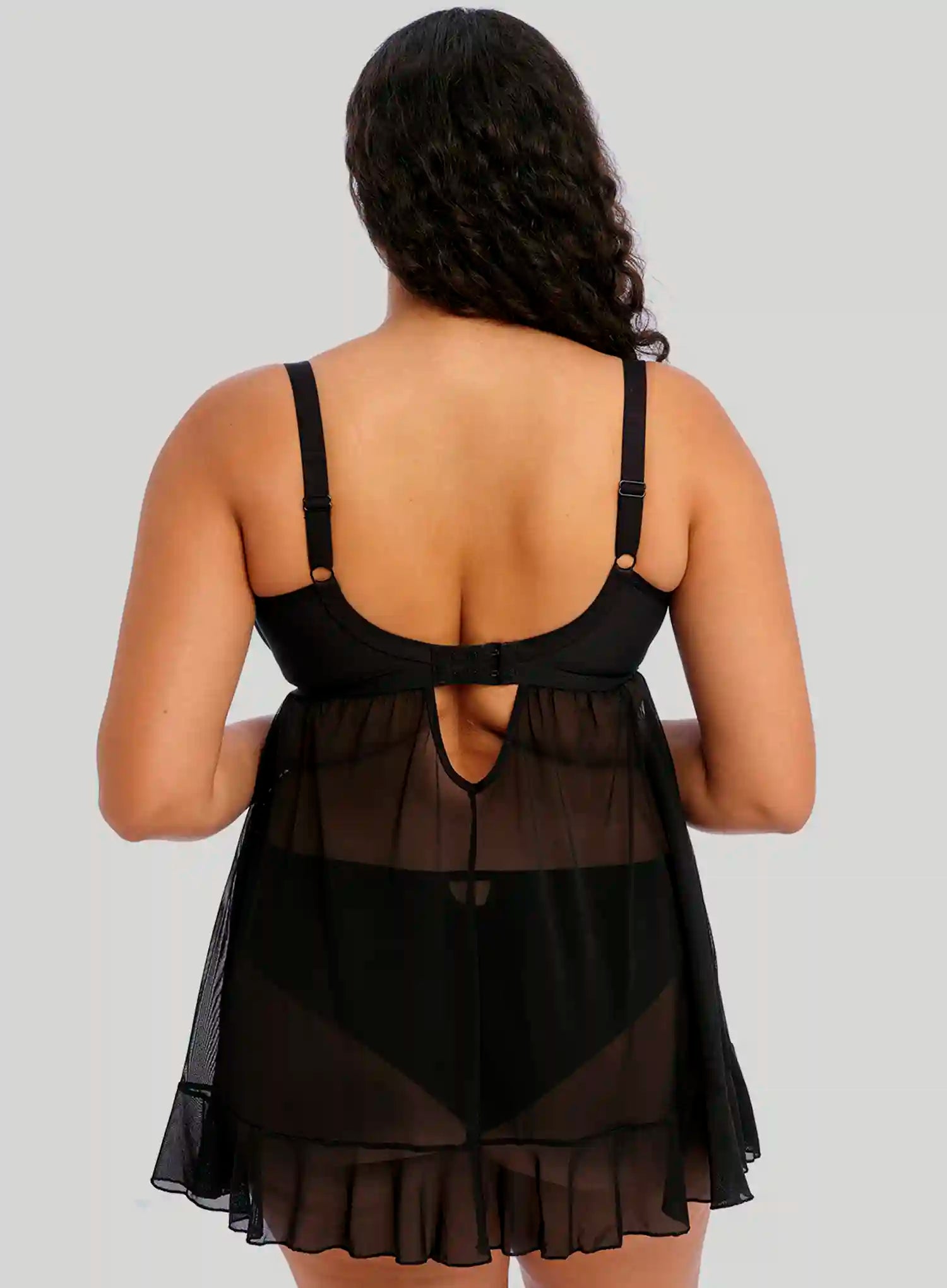 Elomi: Priya Underwired Babydoll Black