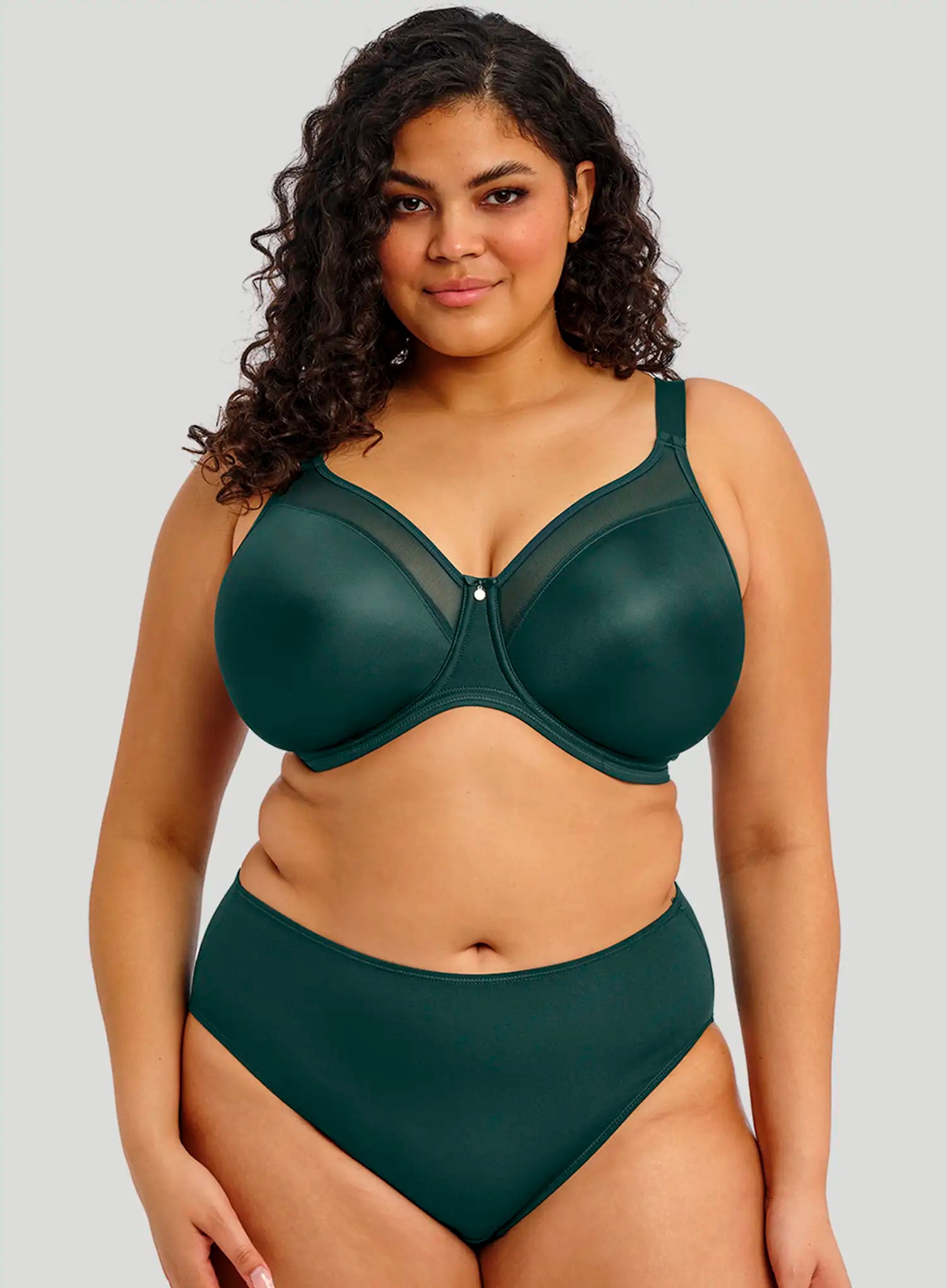 Elomi: Smooth Full Brief Deep Emerald
