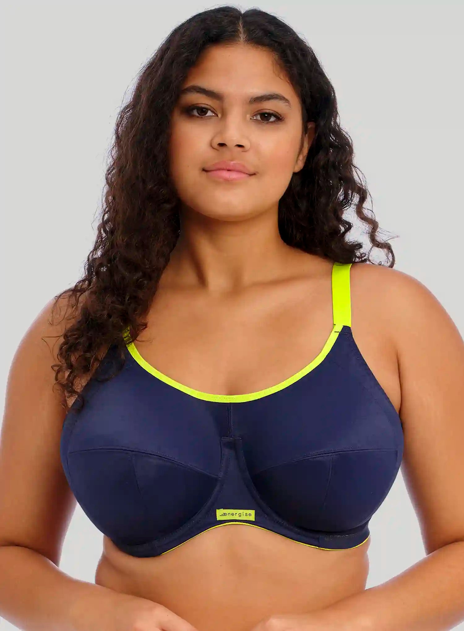 Elomi: Energise Sports Bra With J Hook Navy