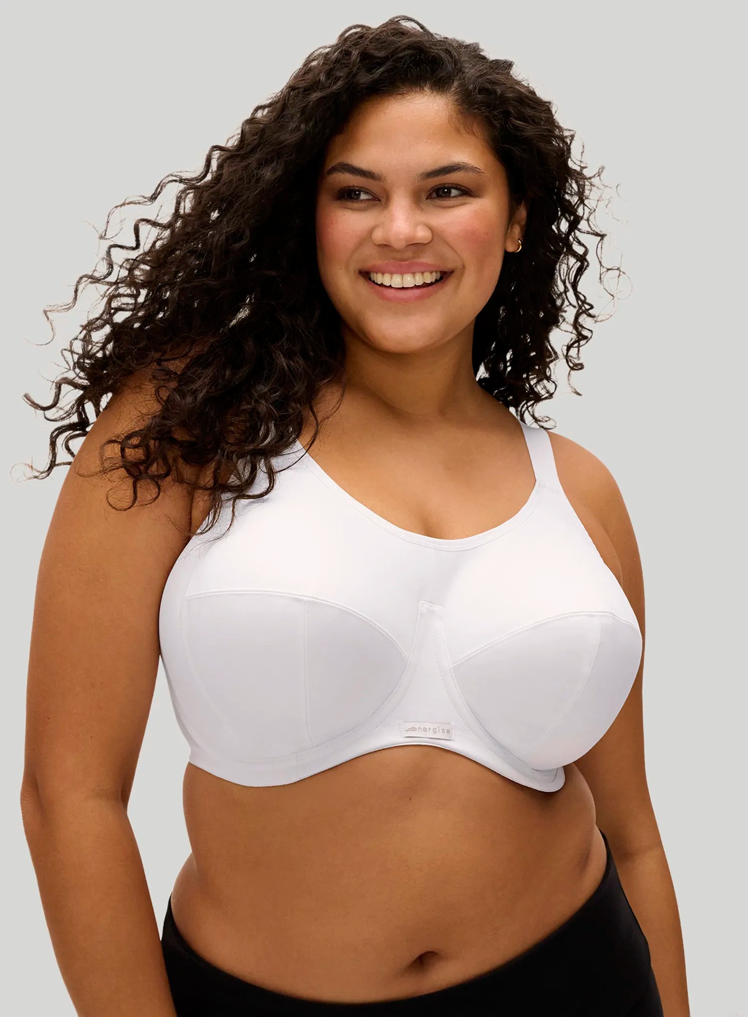 Elomi: Energise Sports Bra With J Hook White