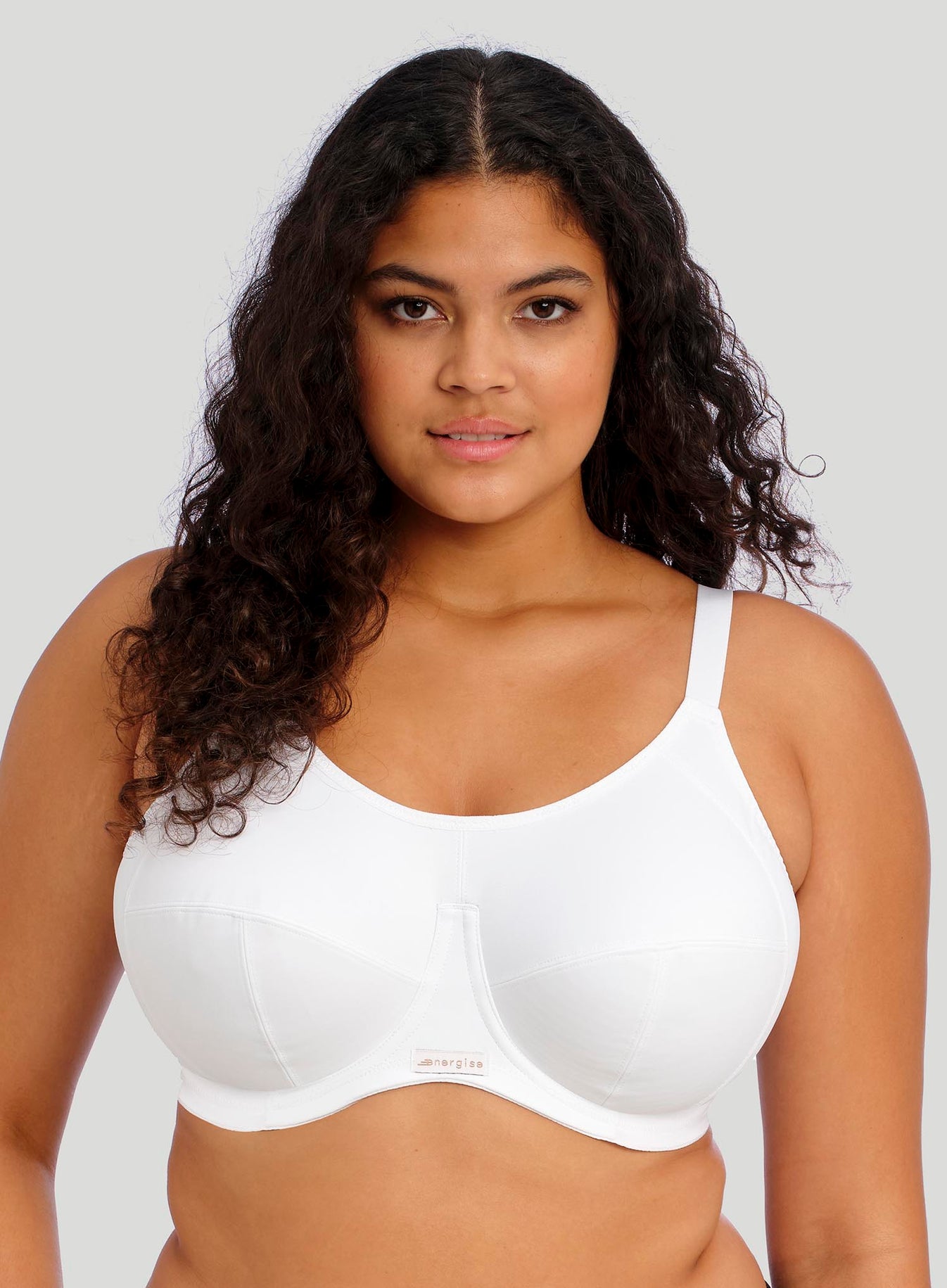 Elomi Energise Sports Bra With J Hook White DeBra's