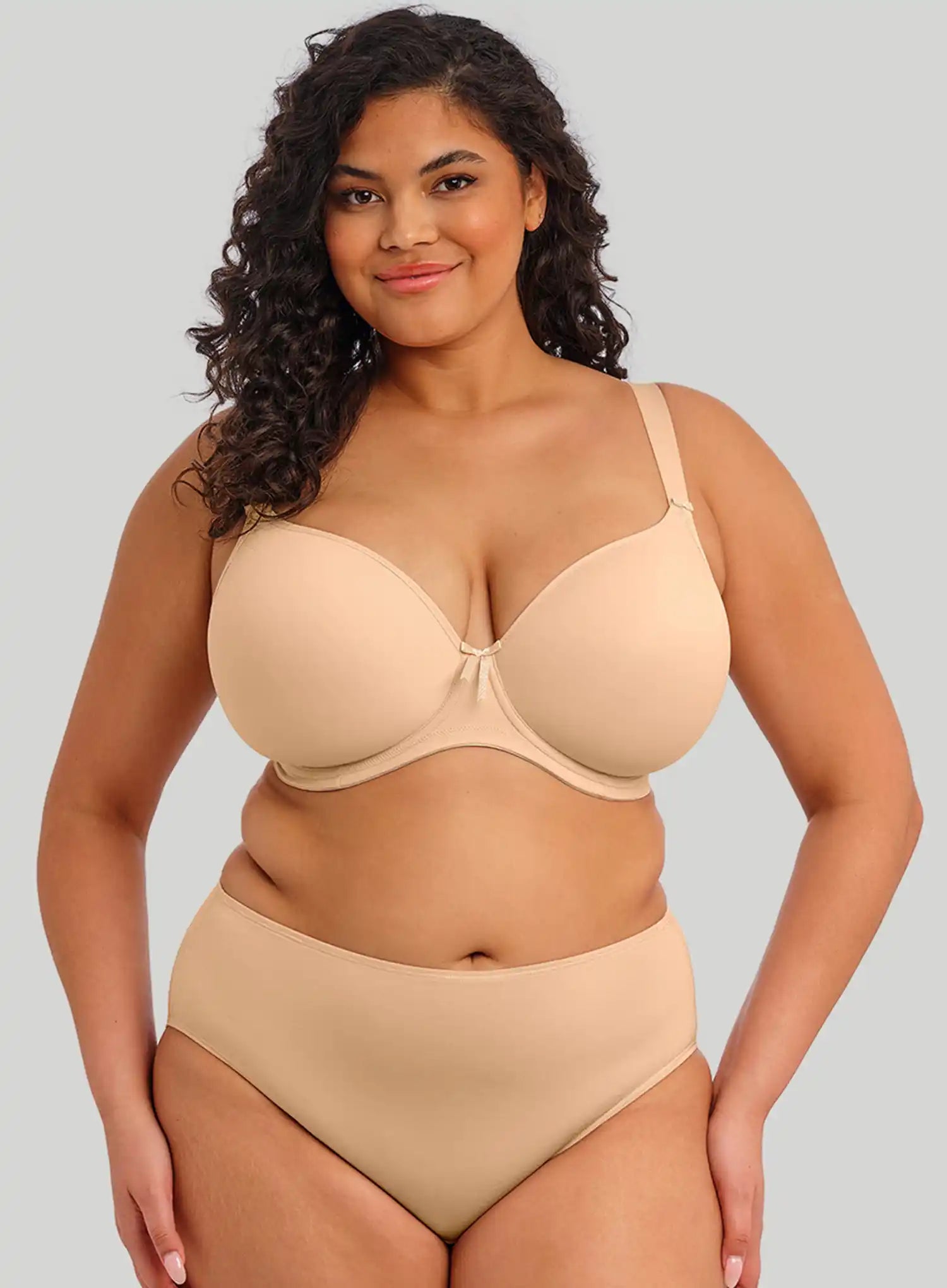 Elomi: Bijou Banded Moulded Bra N Sand
