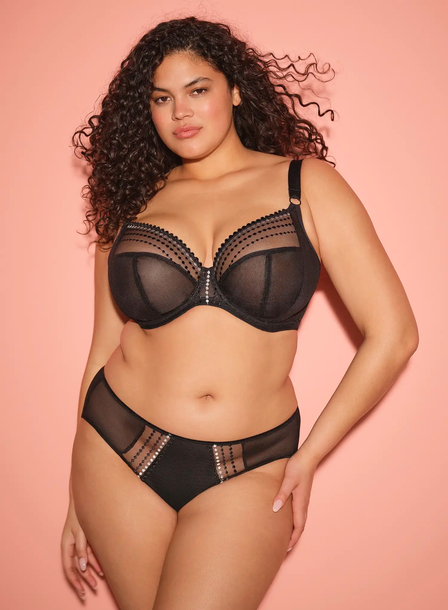 Elomi: Matilda Plunge Bra Black