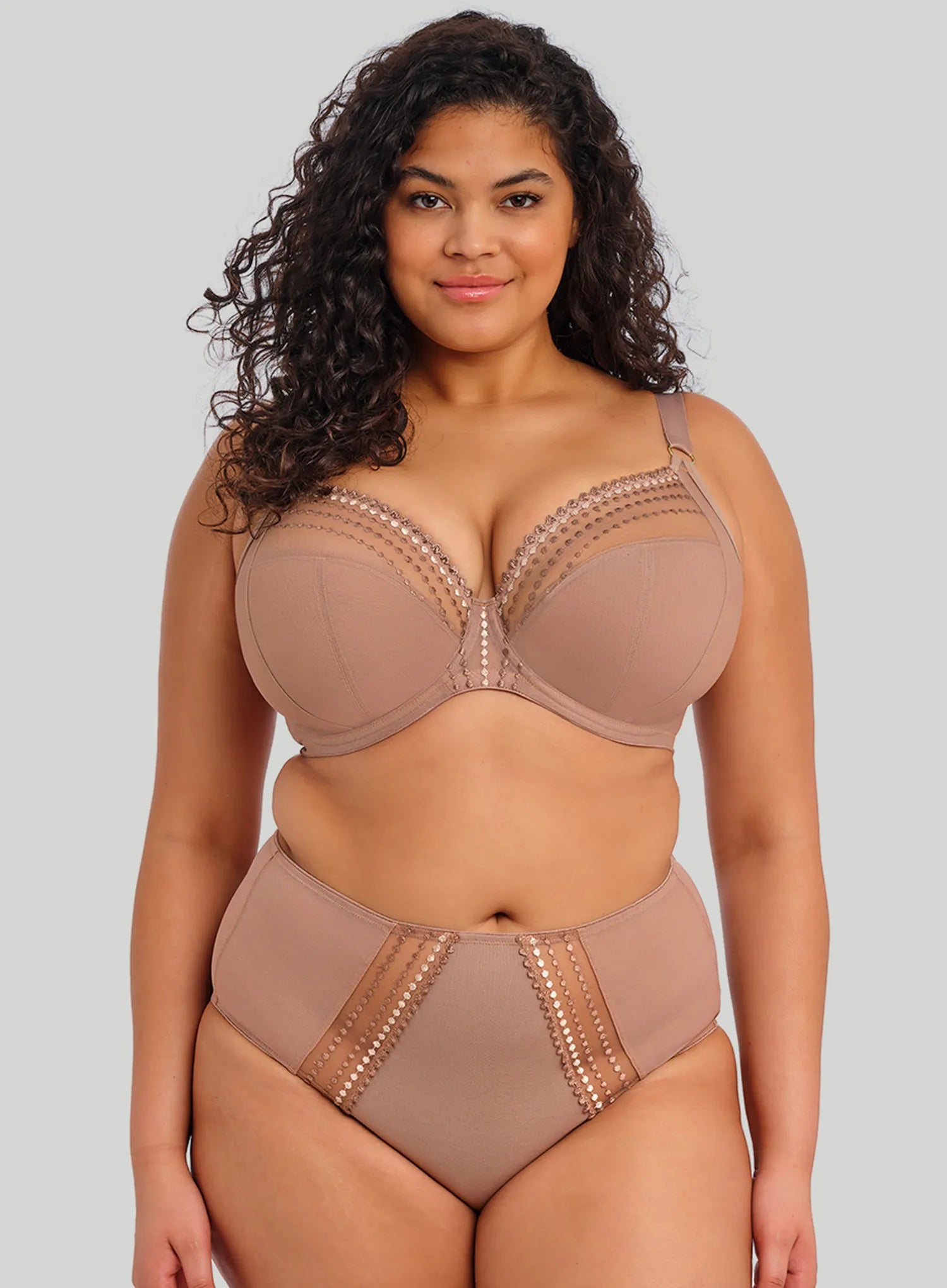 Elomi: Matilda Plunge Bra Praline