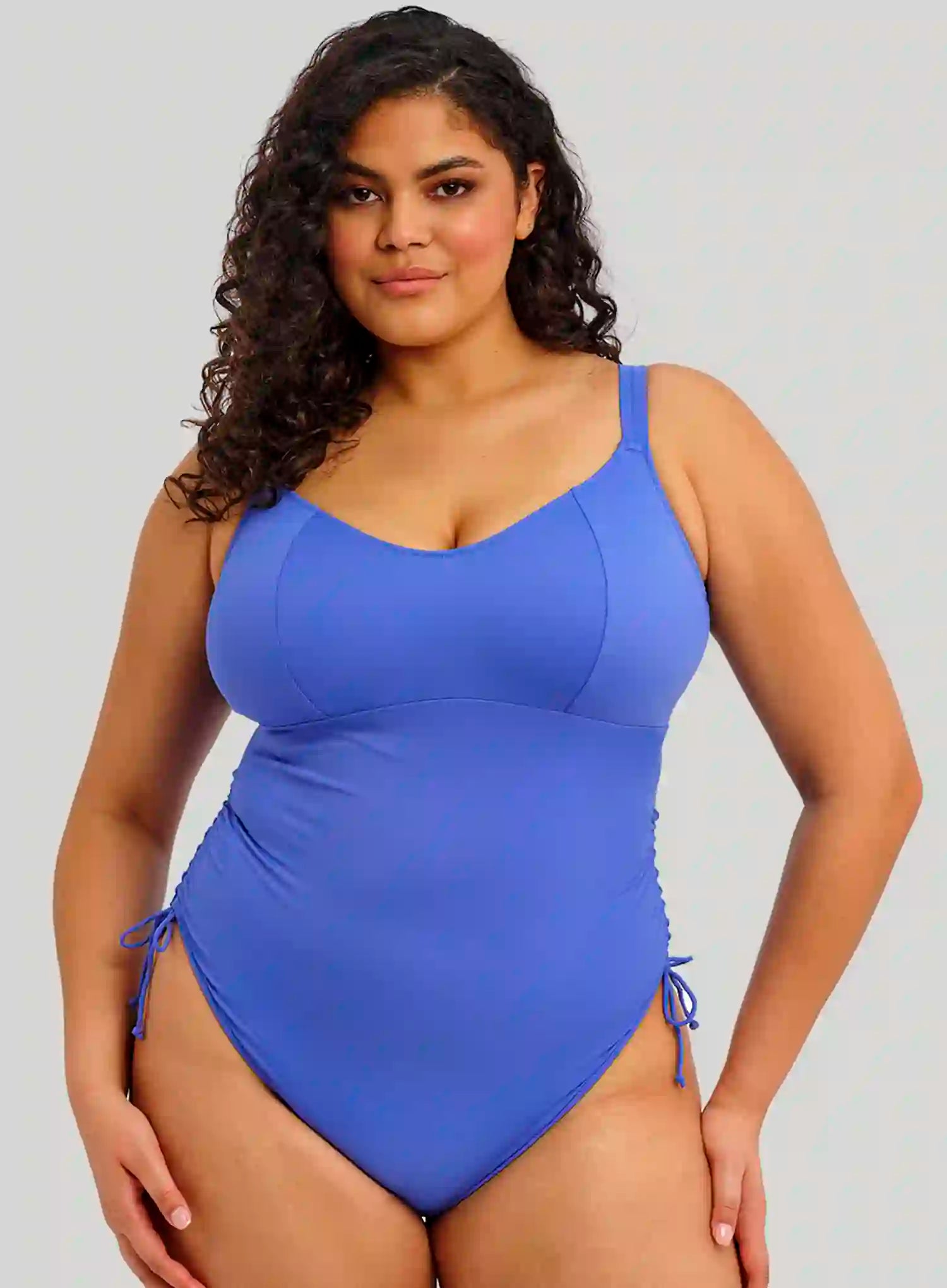 Elomi Swim: Plain Sailing Non Wired Swimsuit Azure